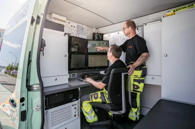 Fallrohrreinigung in München am Gebäude